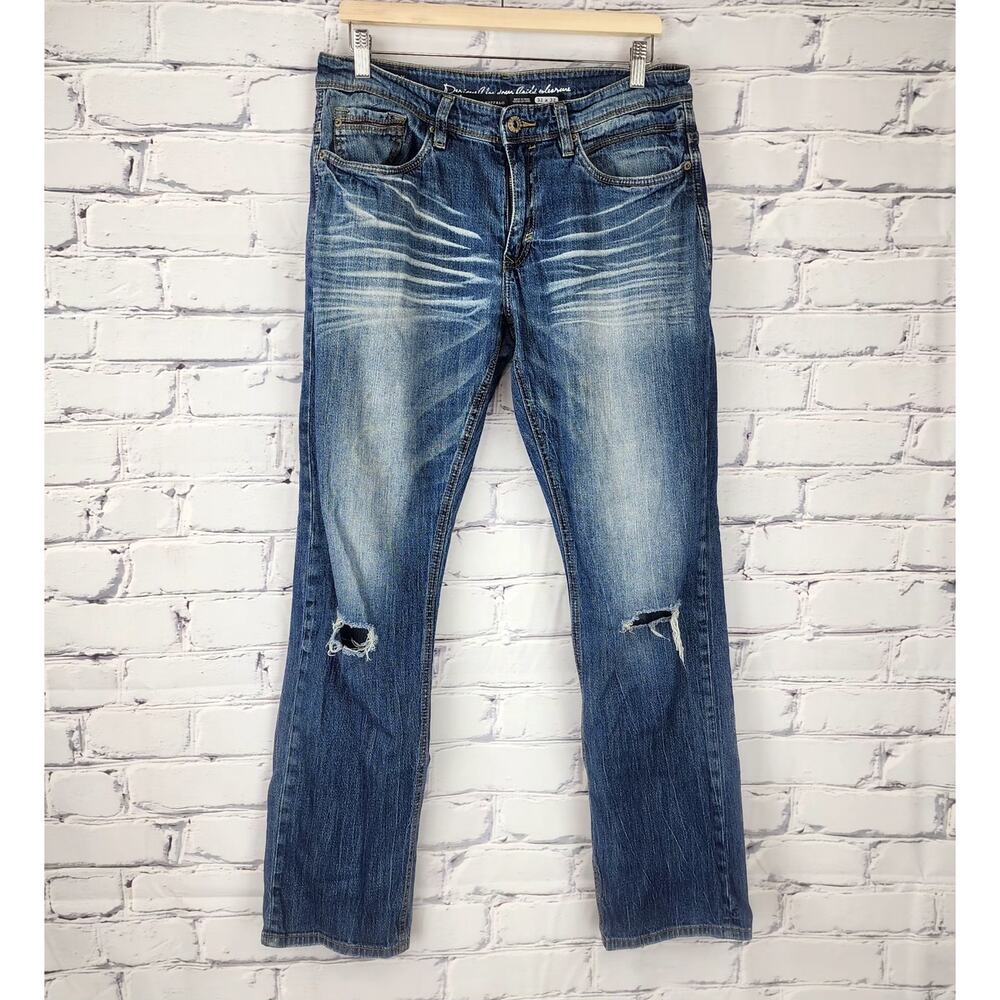 Jeans by Buffalo Spence-x Mens 32x32 Distressed normcore everyday workwear